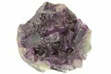 Purple Cubic Fluorite Crystal Cluster - China #163242-1